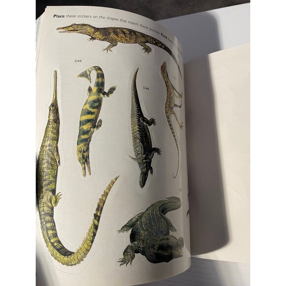 Dinosaurs Sticker-Pedia Jinny Johnson w/ CD-ROM Over 400 Stickers Silver Dolphin - Picture 5 of 10